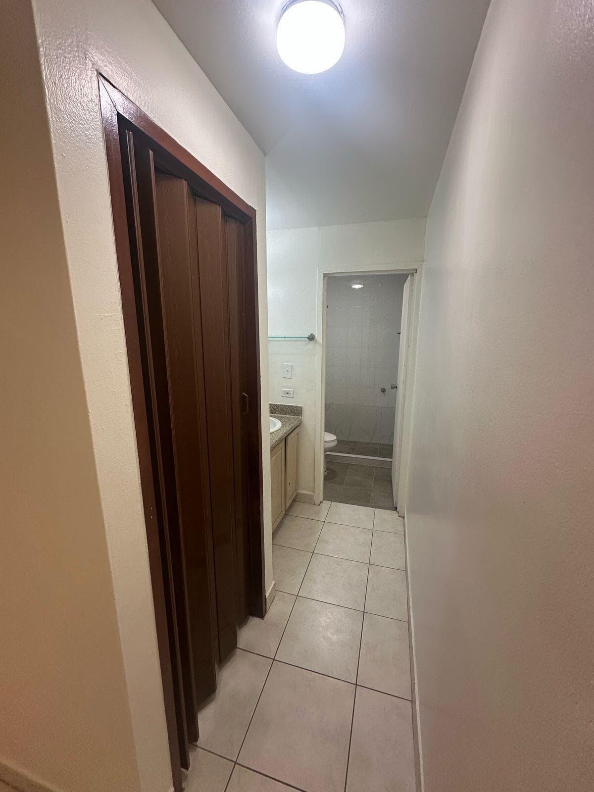 Hallway Closet to Bathroom